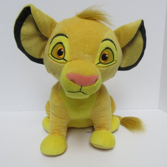Disney The Lion King Simba Plush 13 Inch Stuffed Animal Toy Preowned - Picture 1 of 6